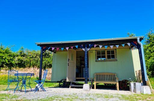 Pen Bryn Shepherd Hut 瓦伊河畔海伊 外观 照片